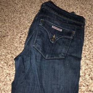 Hudson jeans. Dark wash.